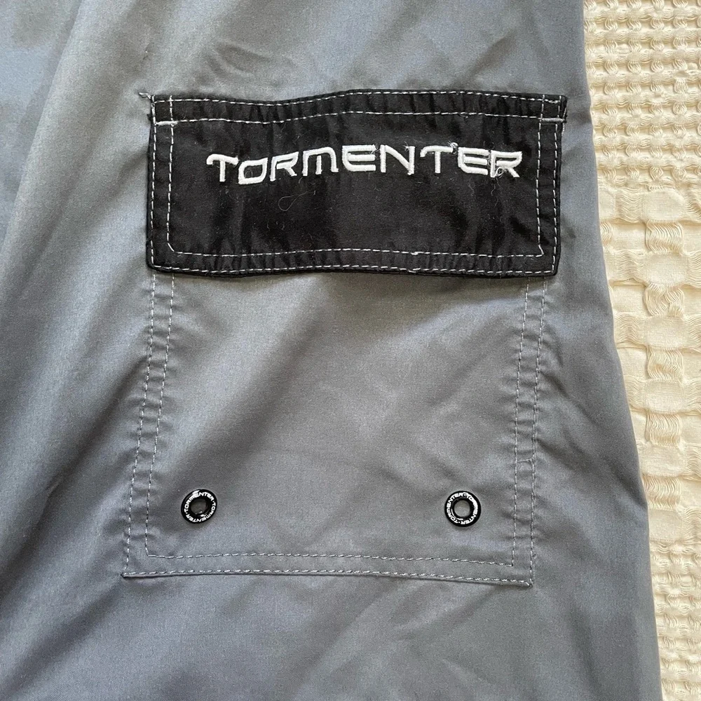 Mens Tormenter Board Shorts Gray Black 38